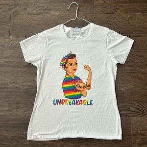 Gildan PRIDE White Tee